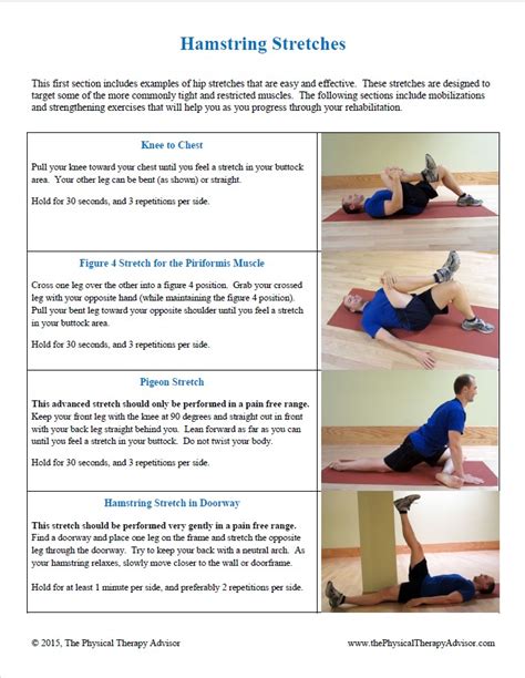 Hamstring Strain Exercises