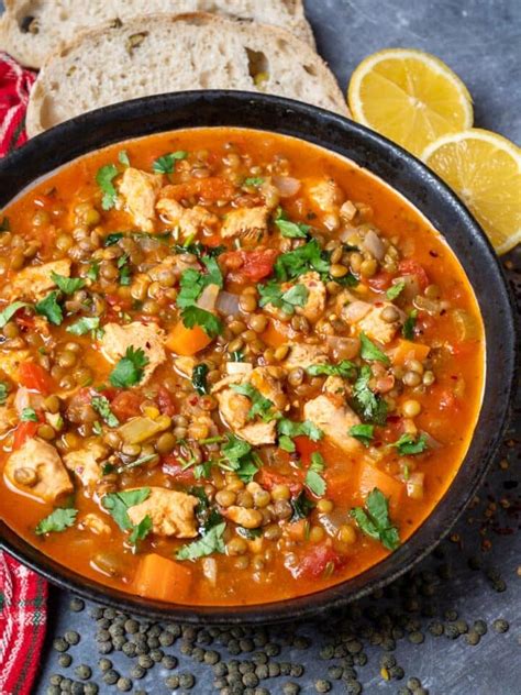 Chicken Lentil Soup – Skinny Spatula