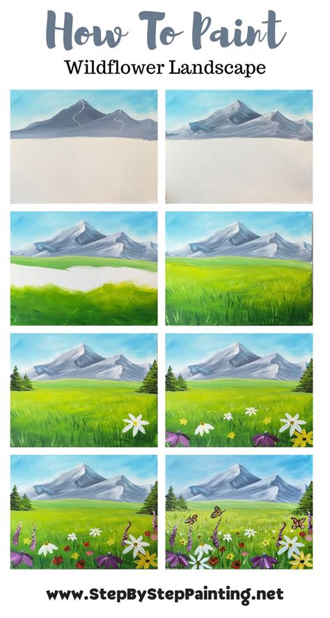 step by step acrylic painting tutorial landscape - Extend Webcast ...