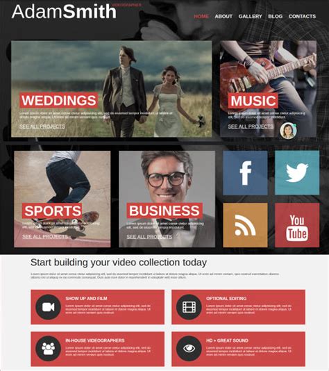 21+ Grid Based Website Themes & Templates | Free & Premium Templates