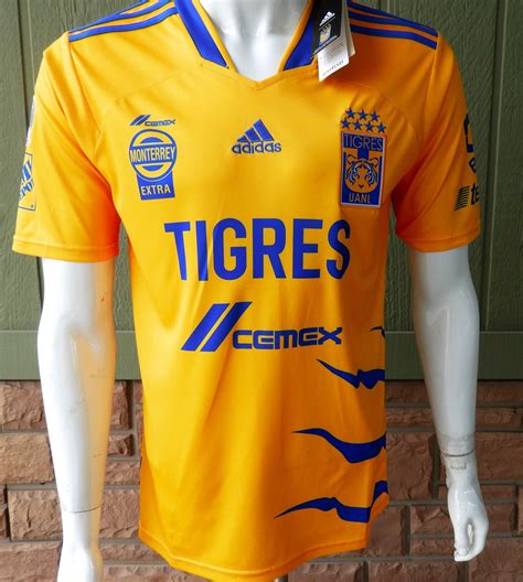 Liga MX Tigres UANL Local / Home 21/22 jersey con parche Liga | Etsy