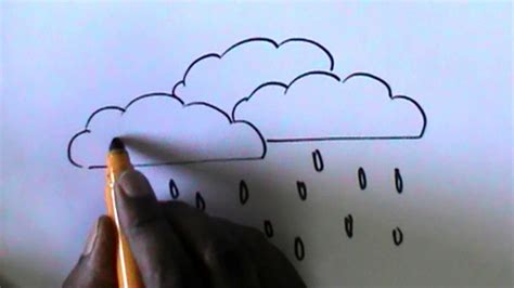 Rain Cloud Drawing