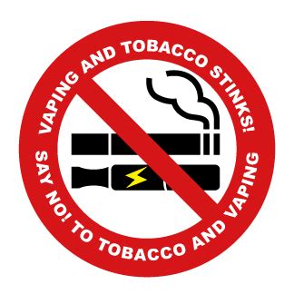 Say NO! To Tobacco & Vaping Stickers | Anti-Vaping Awareness