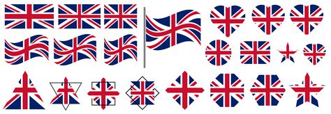 Flag of United Kingdom. Vector. Flag of the United Kingdom vector image ...