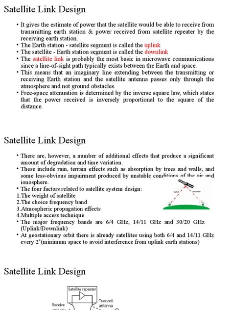 Satellite Communication Link Design and TTMC | PDF | Channel Access ...