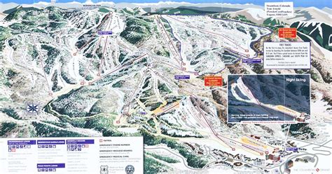 Steamboat Ski Area Trail Map