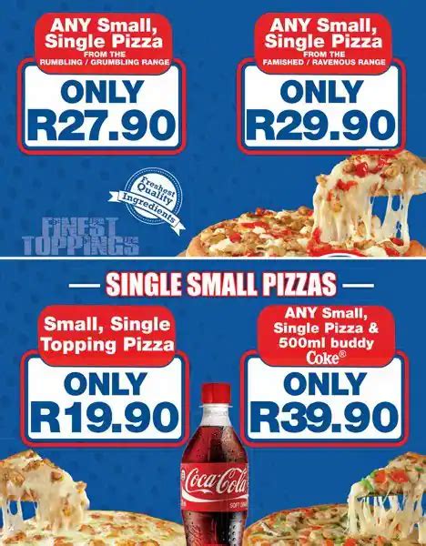 Roman's Pizza Menu, Menu for Roman's Pizza, Milnerton, Cape Town ...