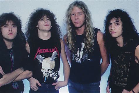 Metallica Band Members in 1986