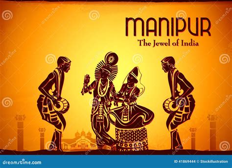 Culture Of Manipur Stock Illustration - Image: 41869444