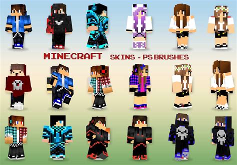 Minecraft skins - numberflor