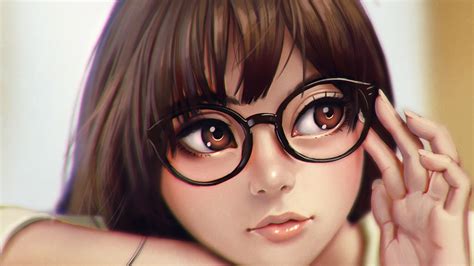 24 Anime Girl with Glasses Wallpapers - Wallpaperboat