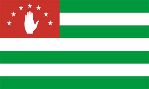 Abkhazia flag color codes