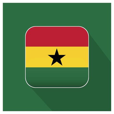 Ghana flag design vector 14167427 Vector Art at Vecteezy