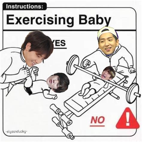 √ Exercising Baby Meme