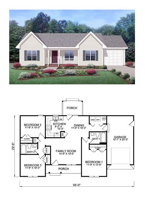 Cool House Plans - Small Modern Apartment