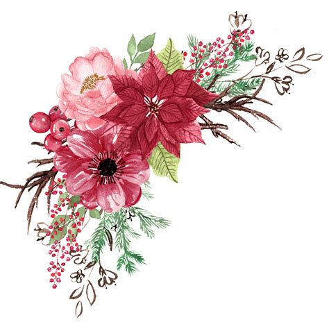 View Watercolor Flower Vector Png