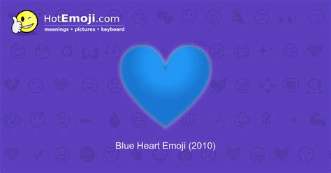 💙 Blue Heart Emoji Meaning with Pictures: from A to Z