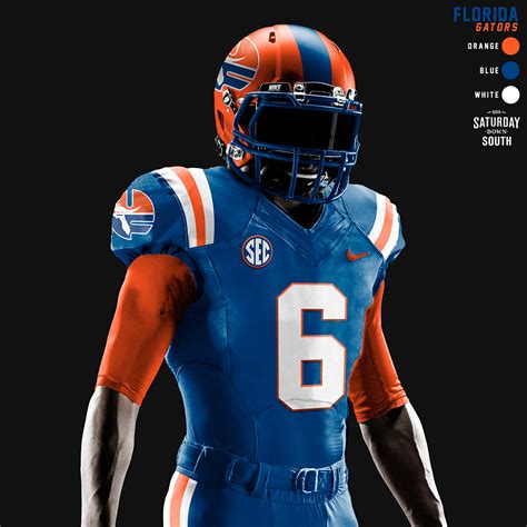 Original uniform concepts for the Florida Gators - Saturday Down South