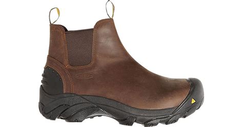 Keen Leather Detroit Slip-on Steel Toe Work Boots in Brown for Men | Lyst