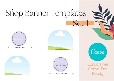 Etsy Shop Banner Template for Canva | Etsy