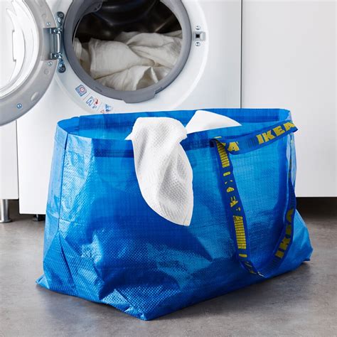 FRAKTA shopping bag, large, blue, 21 ¾x14 ½x13 ¾"/19 gallon - IKEA