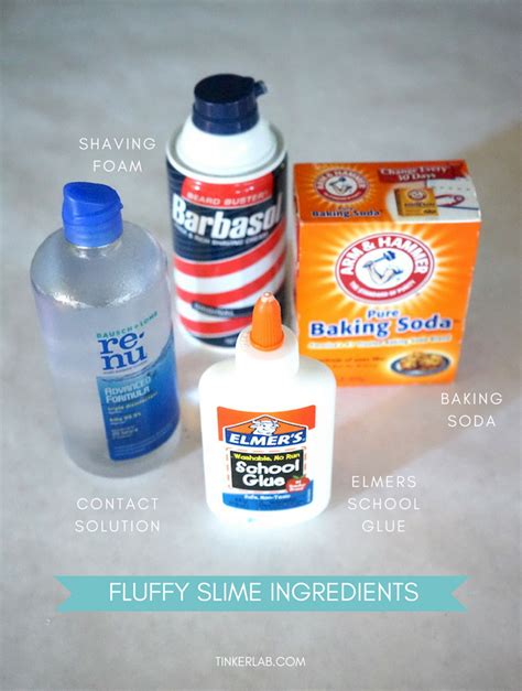 Easy 4-ingredient Fluffy Slime | TinkerLab