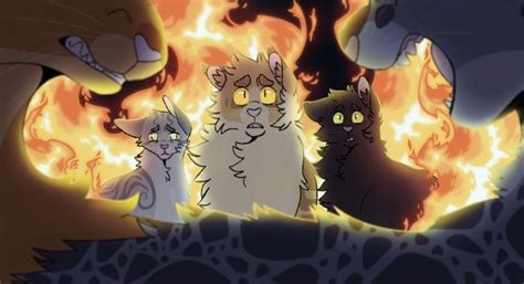 Intense Fire Scene in Warrior Cats