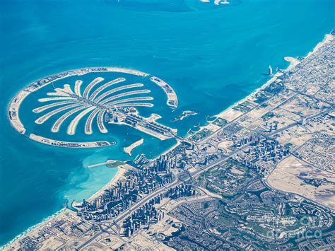 The Palm and Dubai Aerial View from An Airplane Photograph by Ernst ...