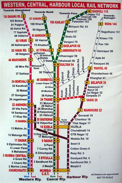 Mumbai Local Train Route Map – Map Of The World