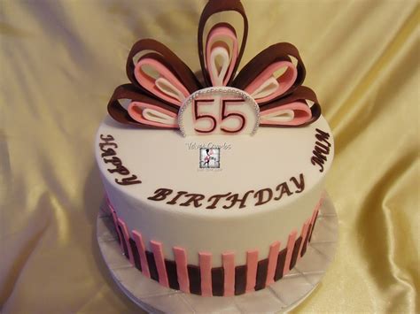 55Th Birthday Cake - CakeCentral.com