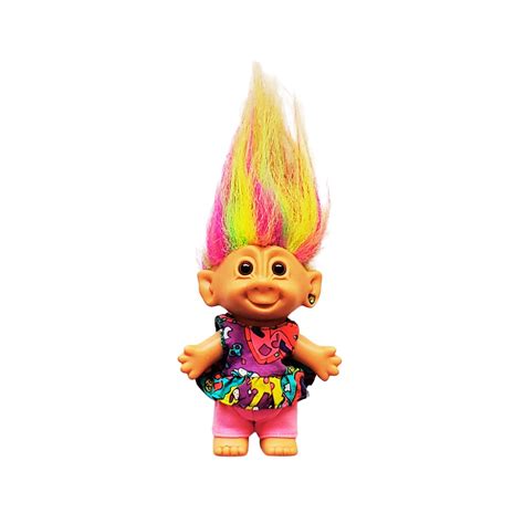 Vintage 1990s Rainbow Hair Troll Doll 6 Troll Figure - Etsy