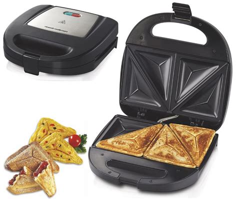 Hamilton Beach 25430 Sandwich Maker, 4", Black