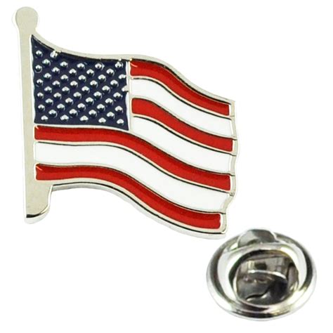 USA Flag Stars & Stripes Lapel Pin Badge from Ties Planet UK