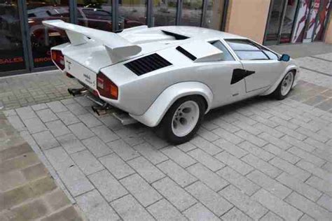 Lamborghini Countach 5000S in White on a Two Tone Interior. car for sale