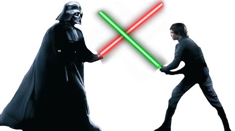 Darth Vader vs Luke Skywalker render by KaneTakerfan701 on DeviantArt