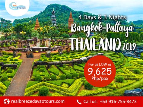 4D3N Bangkok Pattaya Tour Package 2019 | Affordable | Davao - Thailand