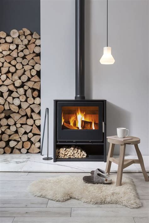 25 Home Wood Burning Stove Ideas - DigsDigs