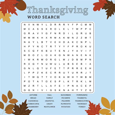 6 Best Images of Thanksgiving Words Printable - Thanksgiving Word ...