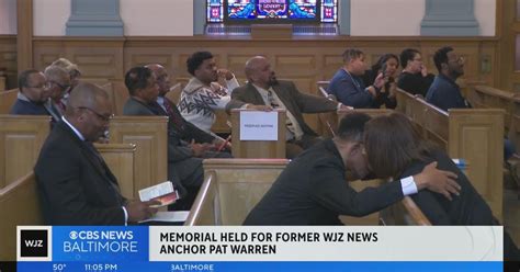 Memorial held for former WJZ news anchor Pat Warren - CBS Baltimore