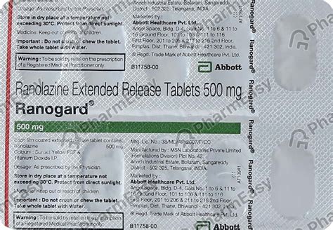 Ranogard 500 MG Tablet (10): Uses, Side Effects, Price & Dosage | PharmEasy