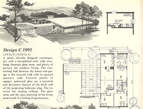 (+29) Mid Century Modern Floor Plans New Opinion Pic Collection