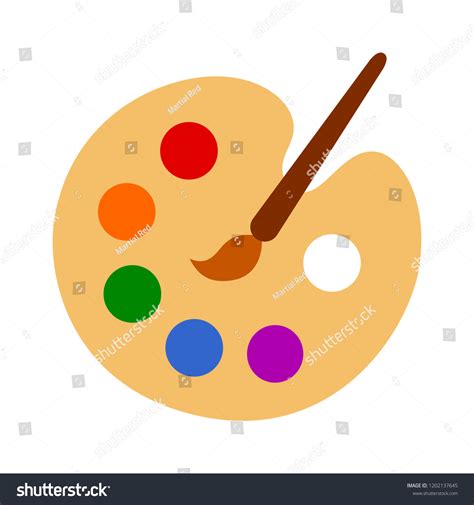 Artist Palette Coloring Page