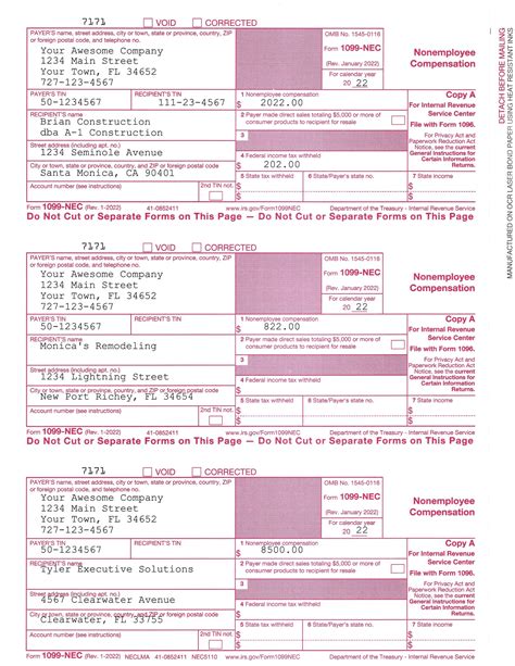 Irs 1099 Nec Form 2024 Template - Marci Ruthann