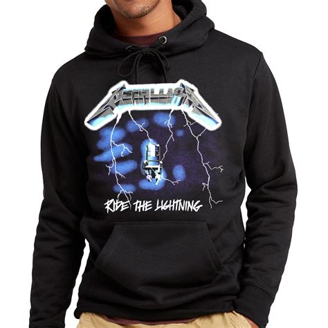 Metallica Ride The Lightning Pullover Hoodie Men | Loudtrax