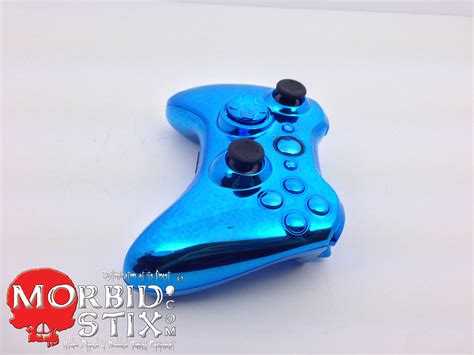 Blue Chrome Xbox 360 Controller 7 - MorbidStix Gallery since 2007