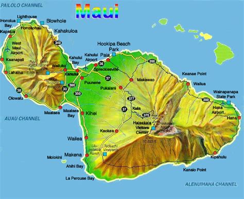 Map of Maui