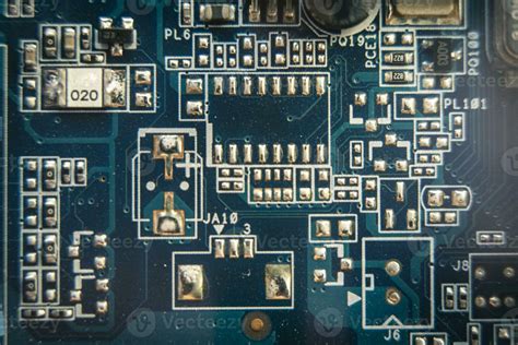 resistors on the blue printed circuit board. pcb 25071336 Stock Photo ...