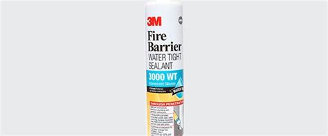 3M™ Fire Barrier Sealants: CP25WB+, IC 15WB+, Duct Wrap 615+