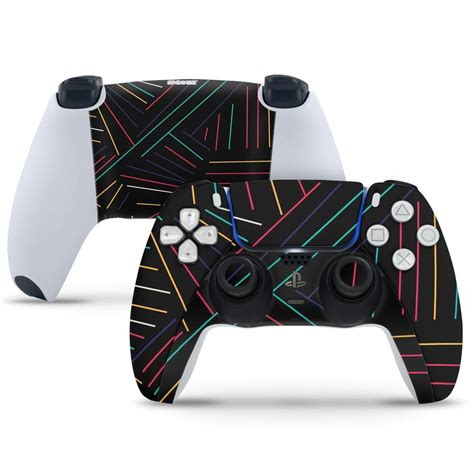 PlayStation 5 Controller Skin - Neon Lines – SkinsLegend