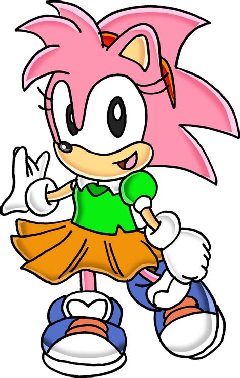 Classic Amy Rose by Tails19950 on DeviantArt